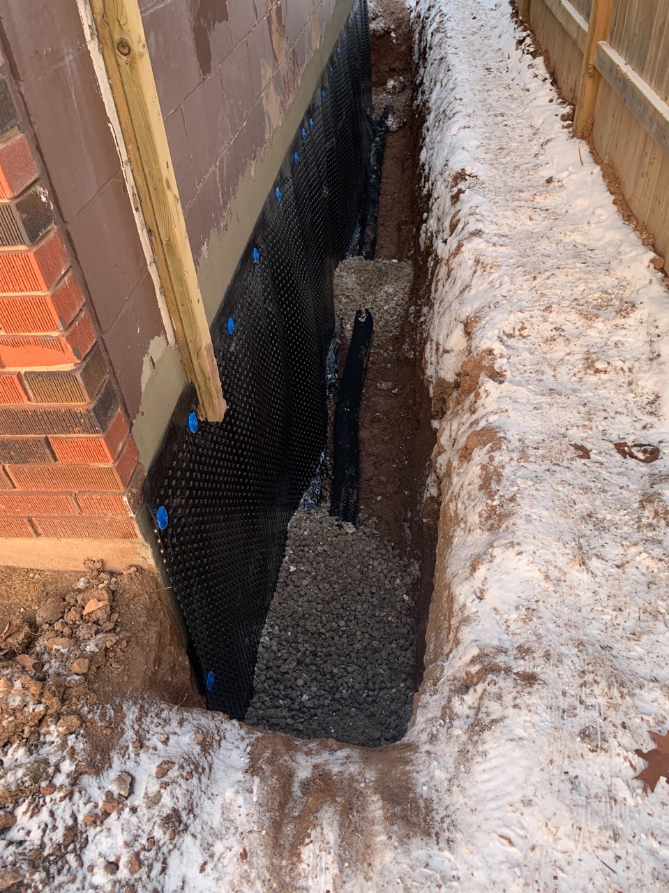 Residential waterproofing