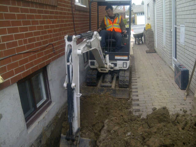 Waterproofing job site