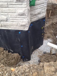 Foundation repair completed