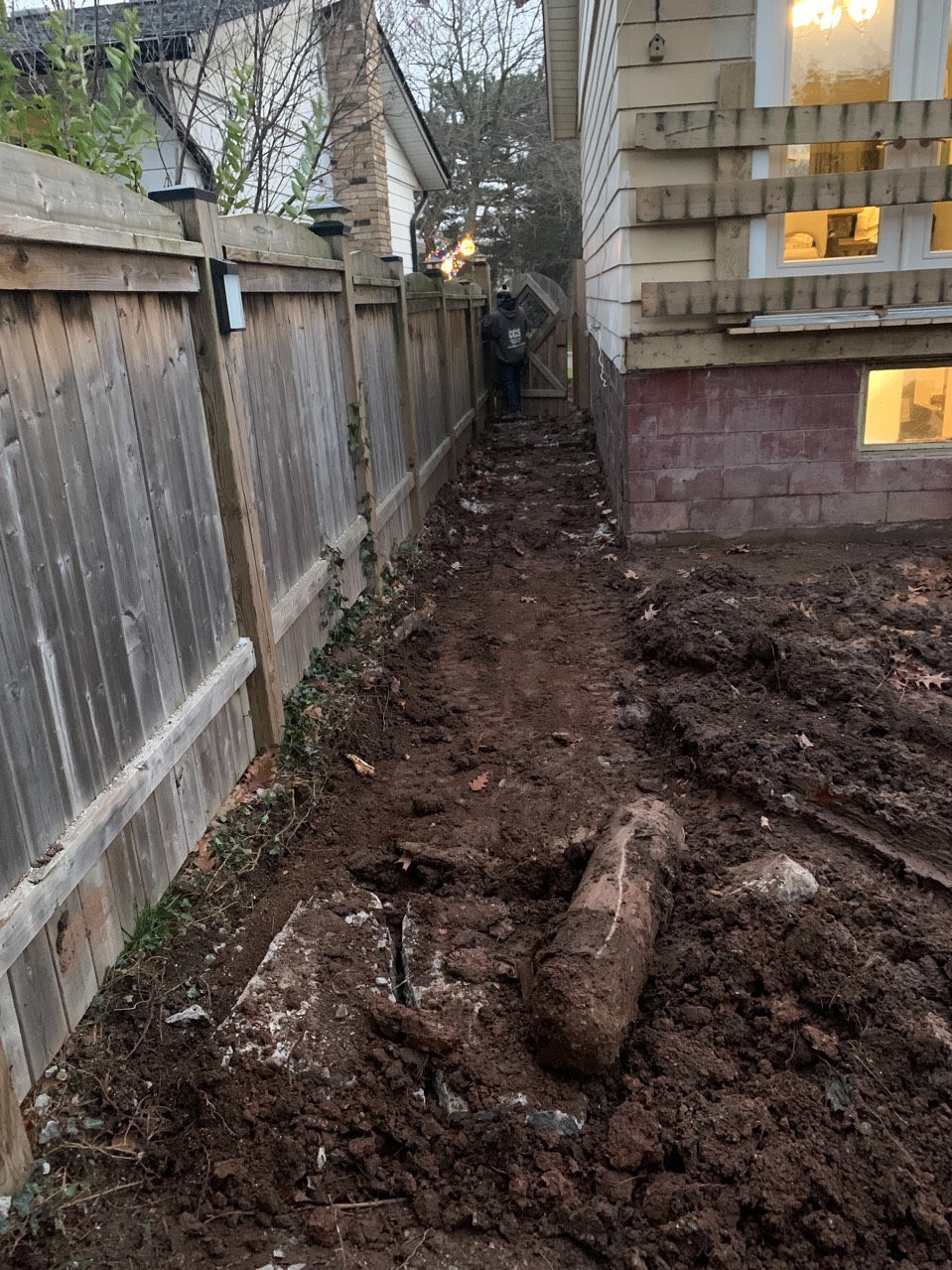 Mini excavating service